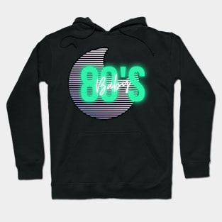 80s baby circle-logo Hoodie